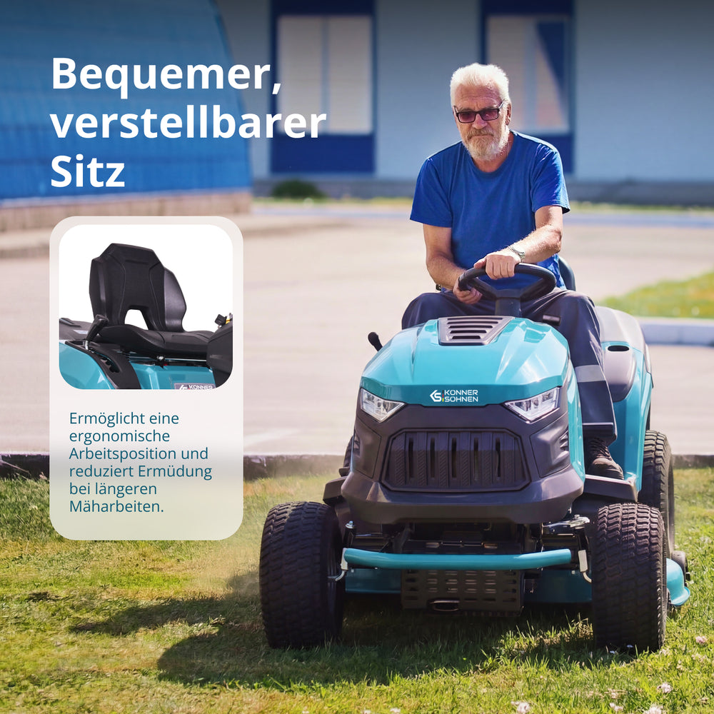 Bensindriven Traktor Gräsklippare KS 98TMG-H