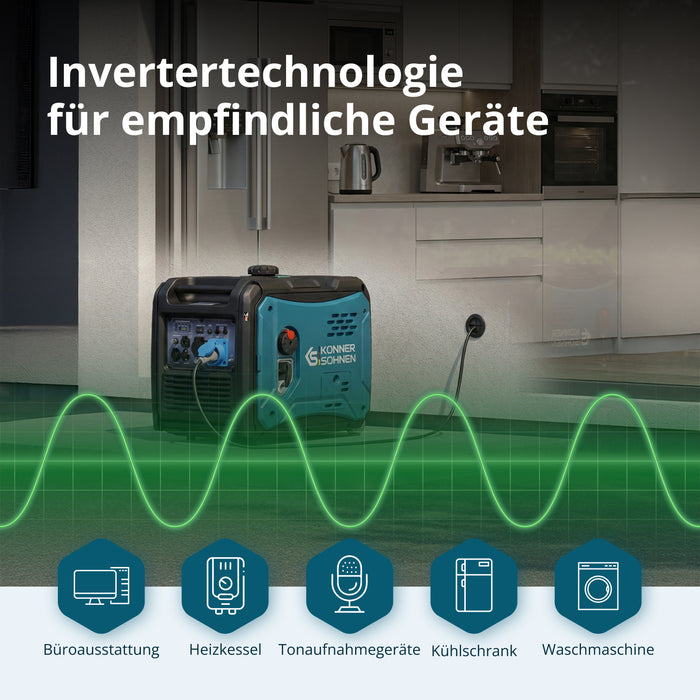 Invertorový generátor KS 6000iE S
