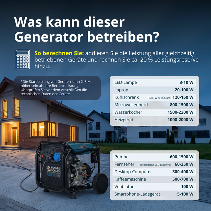 Gerador inversor a GPL/gasolina KS 8100iEG