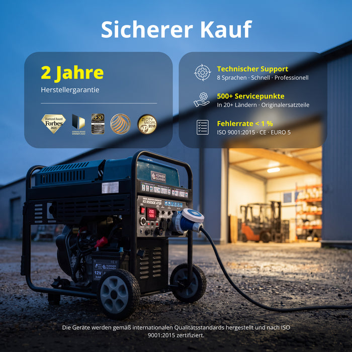 Diesel inverter generator KS 9500iDЕ ATSR