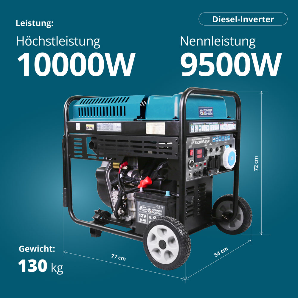 Diesel inverter generator KS 9500iDЕ ATSR