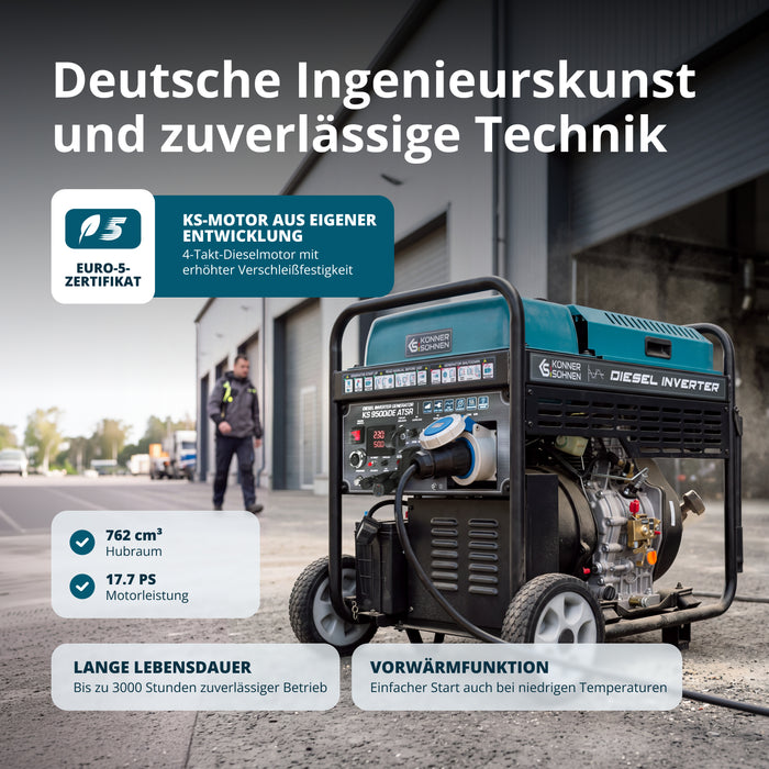 Diesel inverter generator KS 9500iDЕ ATSR