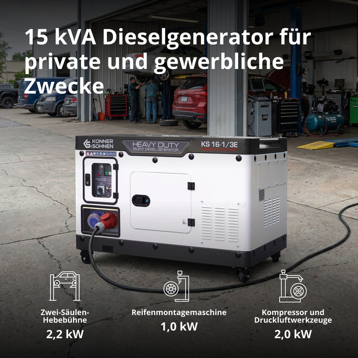 Dieselový generátor KS 16-1/3E