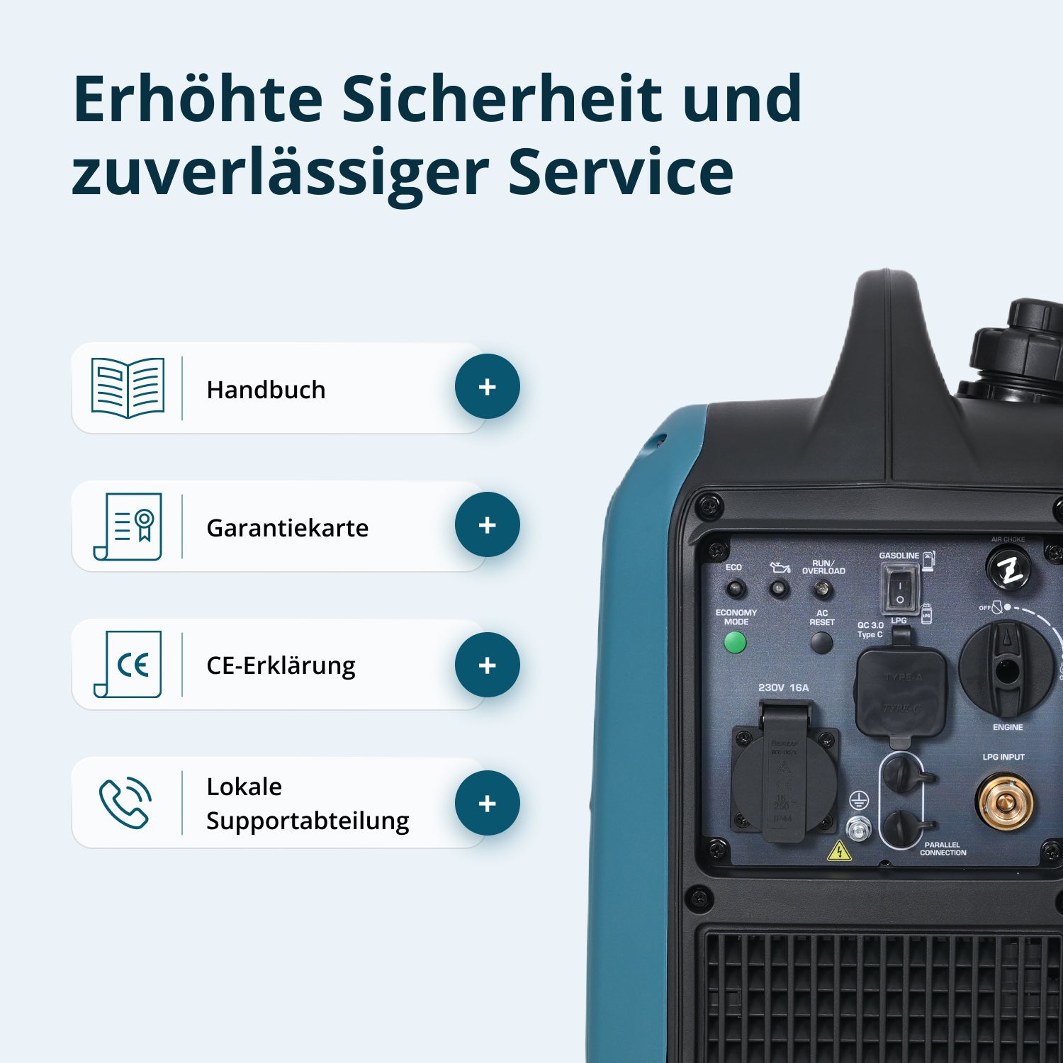 Γεννήτρια inverter (LPG/βενζίνη) KS 1900iG S