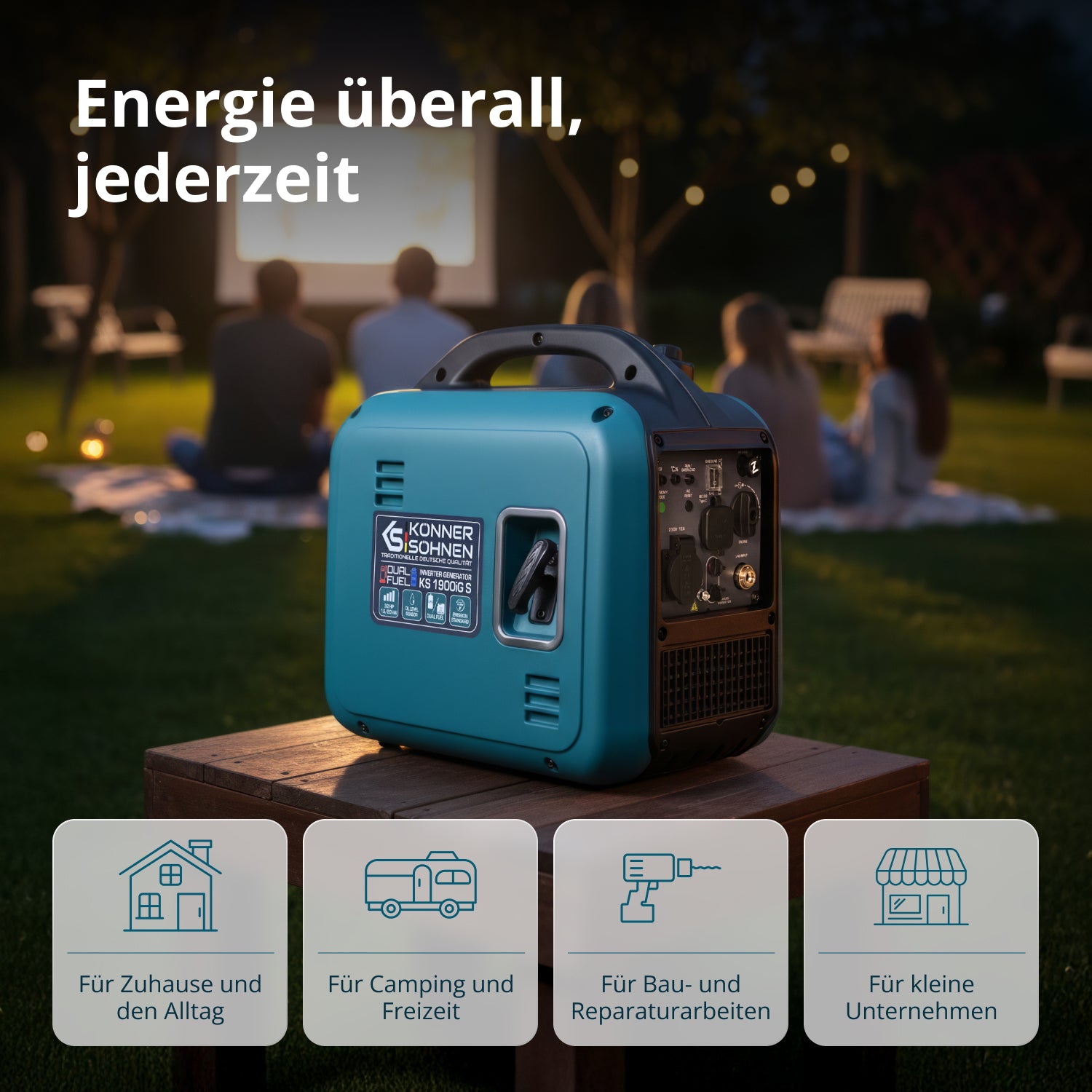 Γεννήτρια inverter (LPG/βενζίνη) KS 1900iG S