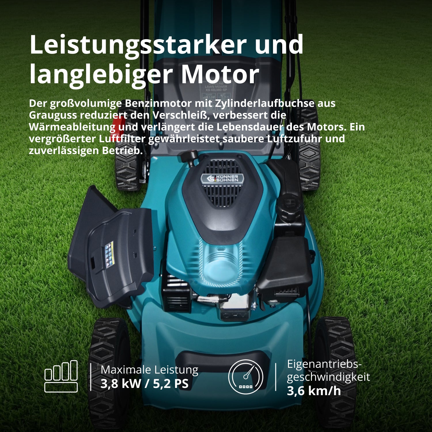 Benzin Plæneklipper KS 46LMG-SP