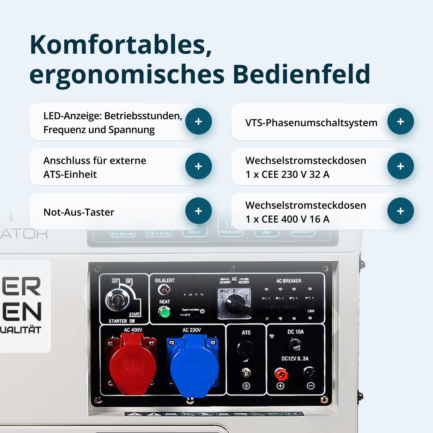 „Könner & Söhnen” KS 9200HDES-1/3 ATSR (EURO V) dízelgenerátor