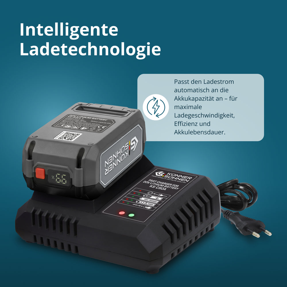 Schnellladegerät für Li-Ion Akku KS C90A