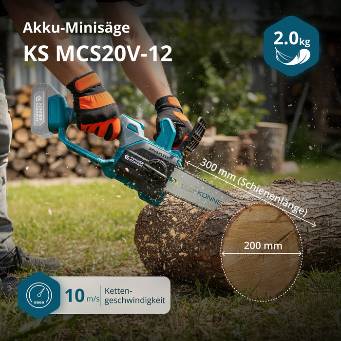 Bežična Mini Motorna Testera KS MCS20V-12