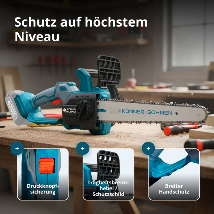 Bežična Mini Lančana Testera KS MCS20V-12 SET PLUS