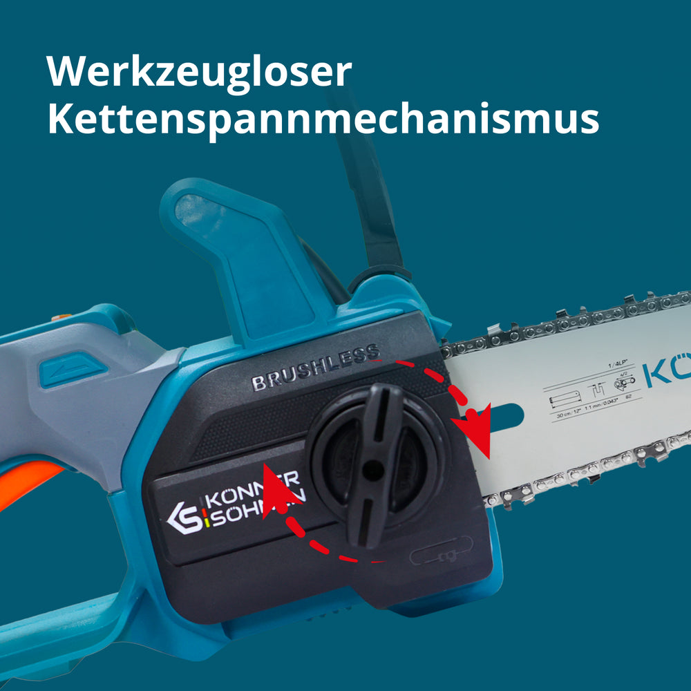 Bežična Mini Lančana Testera KS MCS20V-12 SET PLUS
