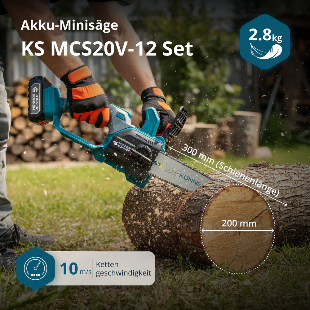 Sierra inalámbrica KS MCS20V-12 SET PLUS
