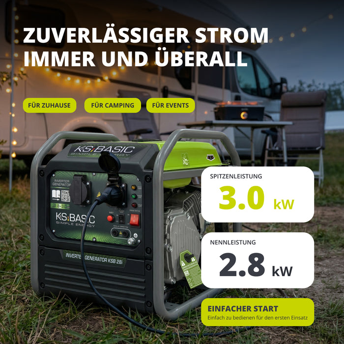 Invertergenerator KSB 28i