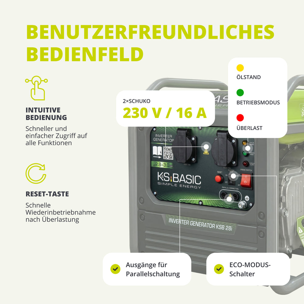 Invertergenerator KSB 28i