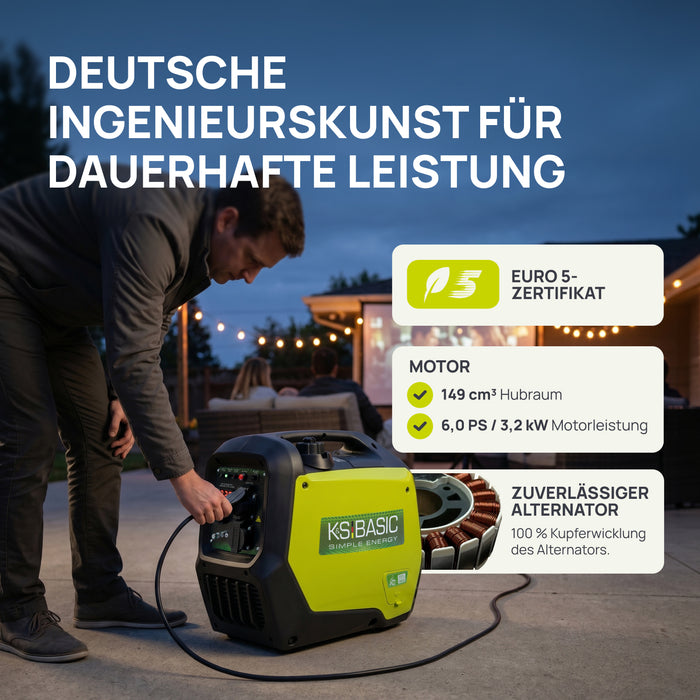 Invertorový generátor KSB 32i S