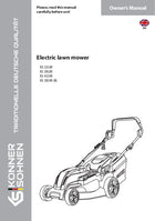 Cortador de relva elétrico KS 32LM, KS 38LM, KS 42LM, KS 38LM-BL