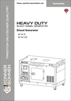 Diesel generators KS 16-1/3E, KS 16-1E