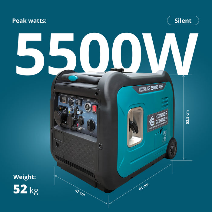 Inverter generator KS 5500iE S ATSR