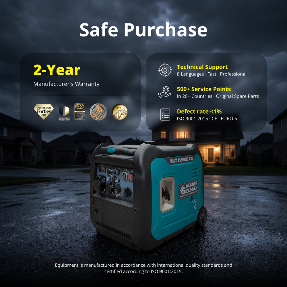 Inverter generator KS 5500iE S ATSR