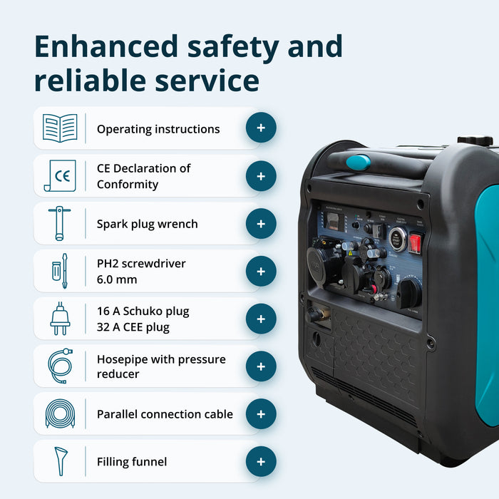 Invertorový generátor LPG/benzín KS 5500iEG S