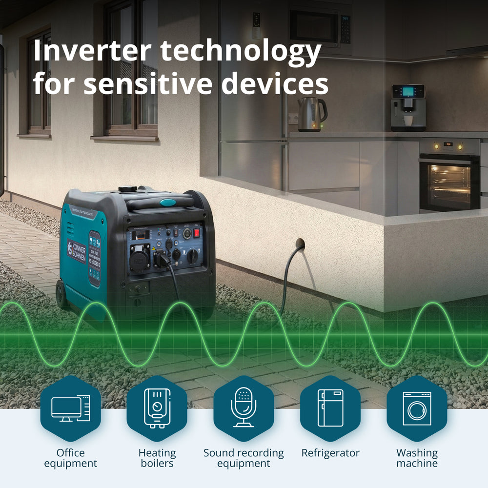 Invertorový generátor LPG/benzín KS 5500iEG S
