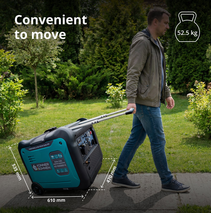 Invertorový generátor LPG/benzín KS 5500iEG S