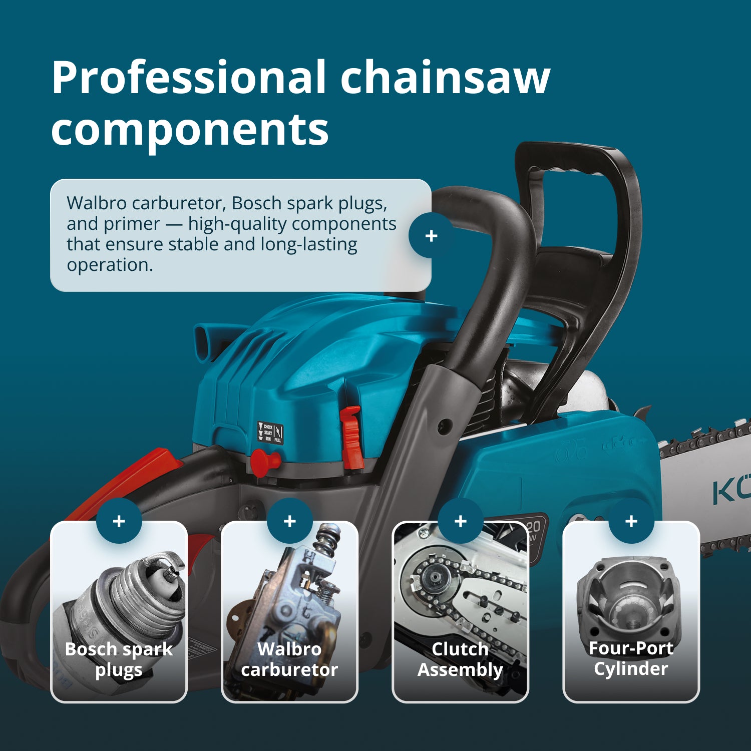 Gasoline chainsaw KS CS40G-20