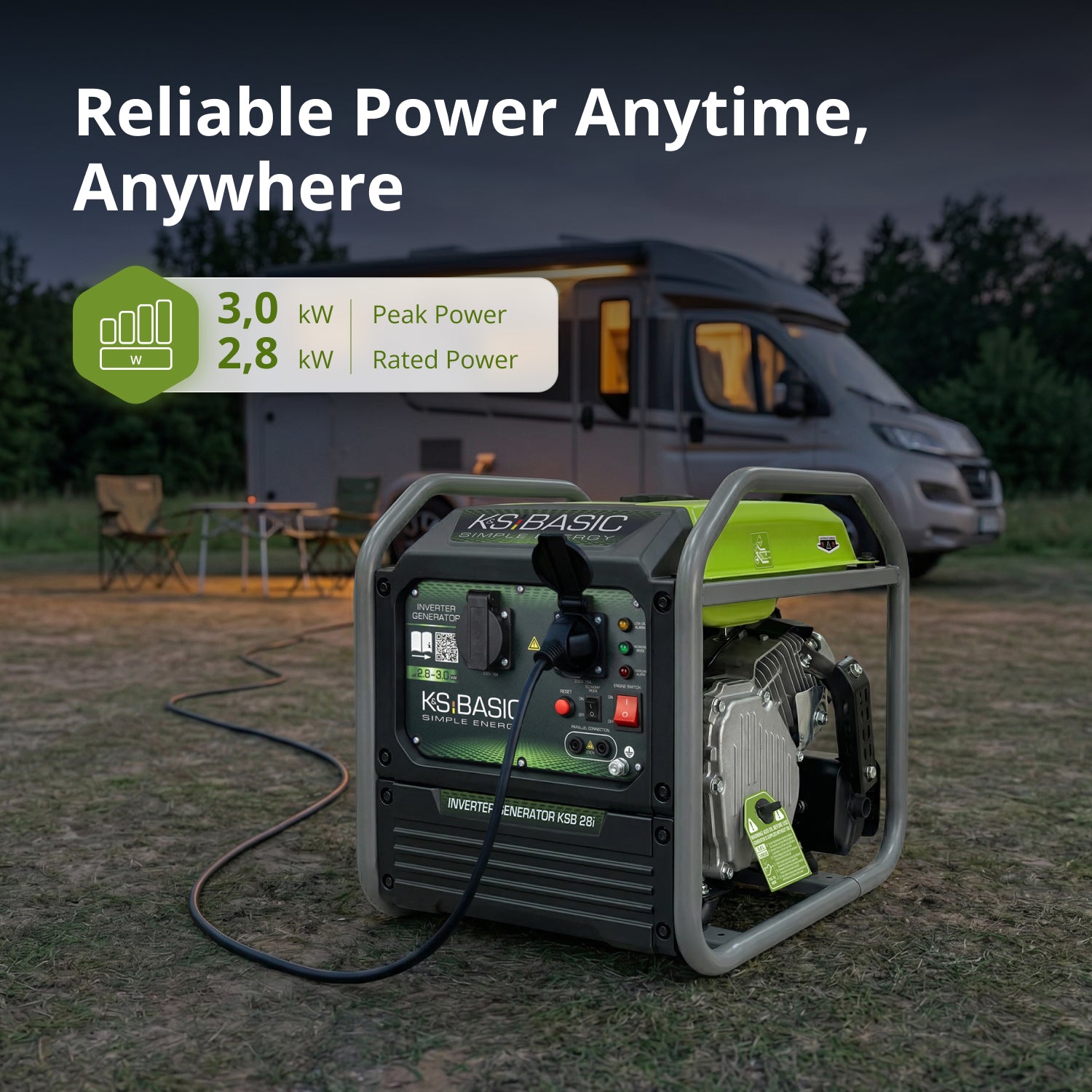 Inverter generator KSB 28i