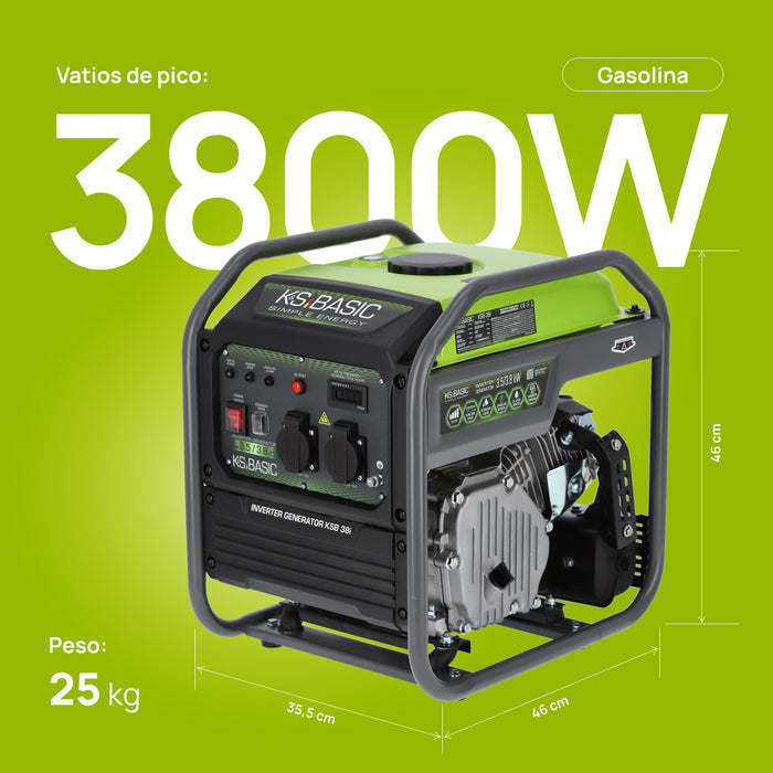 Generador Inverter KSB 38i 