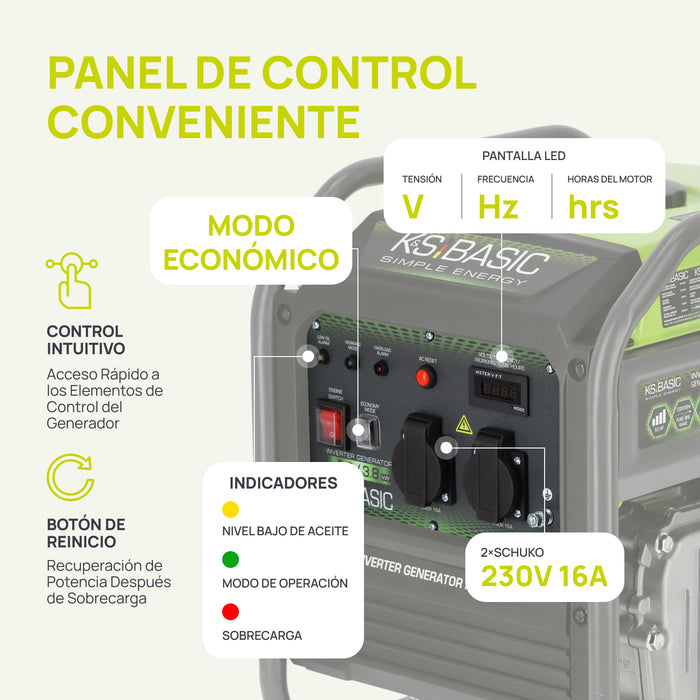 Generador Inverter KSB 38i 