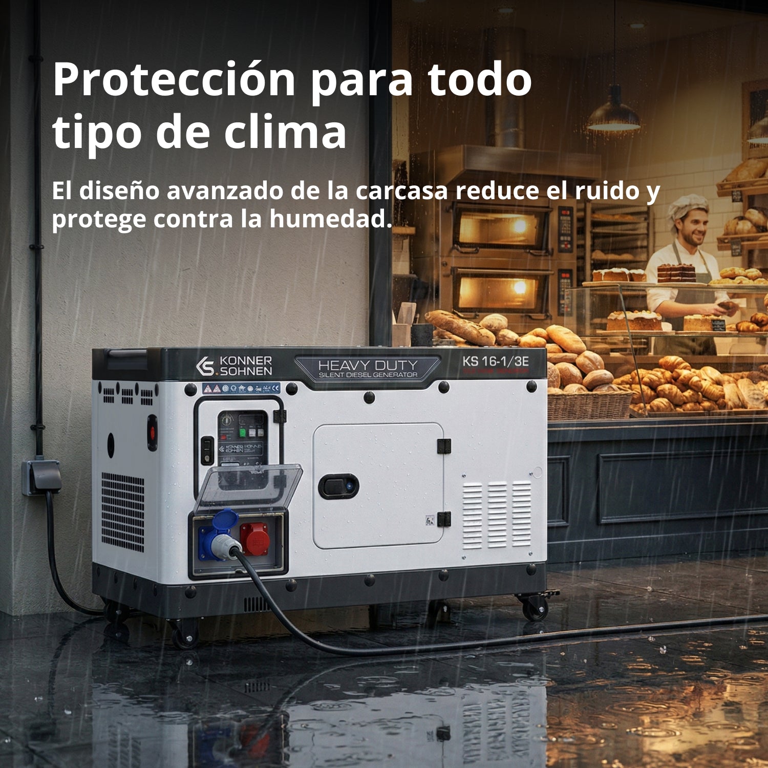 Generador diésel KS 16-1/3E