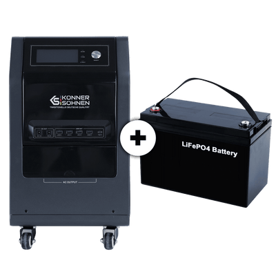 Externe batterijwerking
