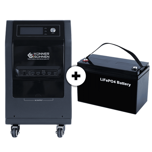 Betrieb mit externer Batterie