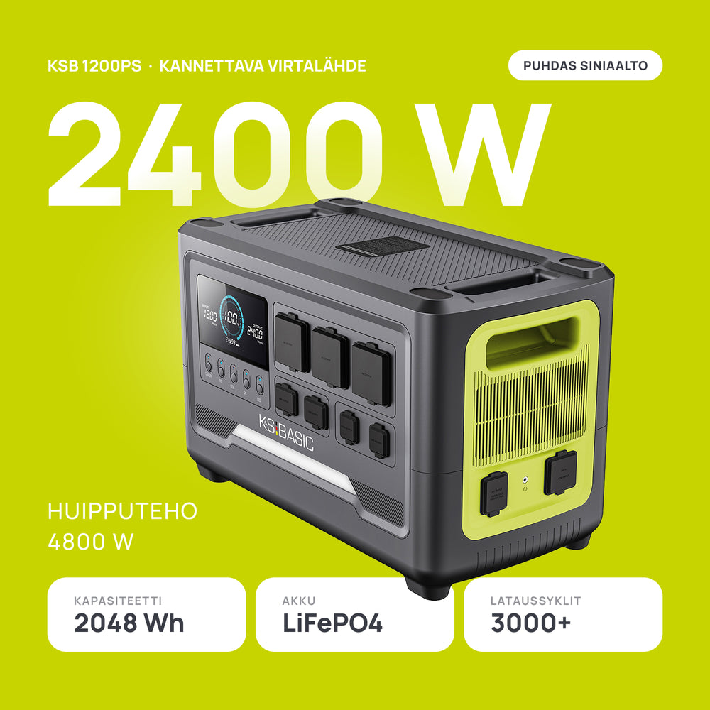 Kannettava virtalähde KSB 2400PS