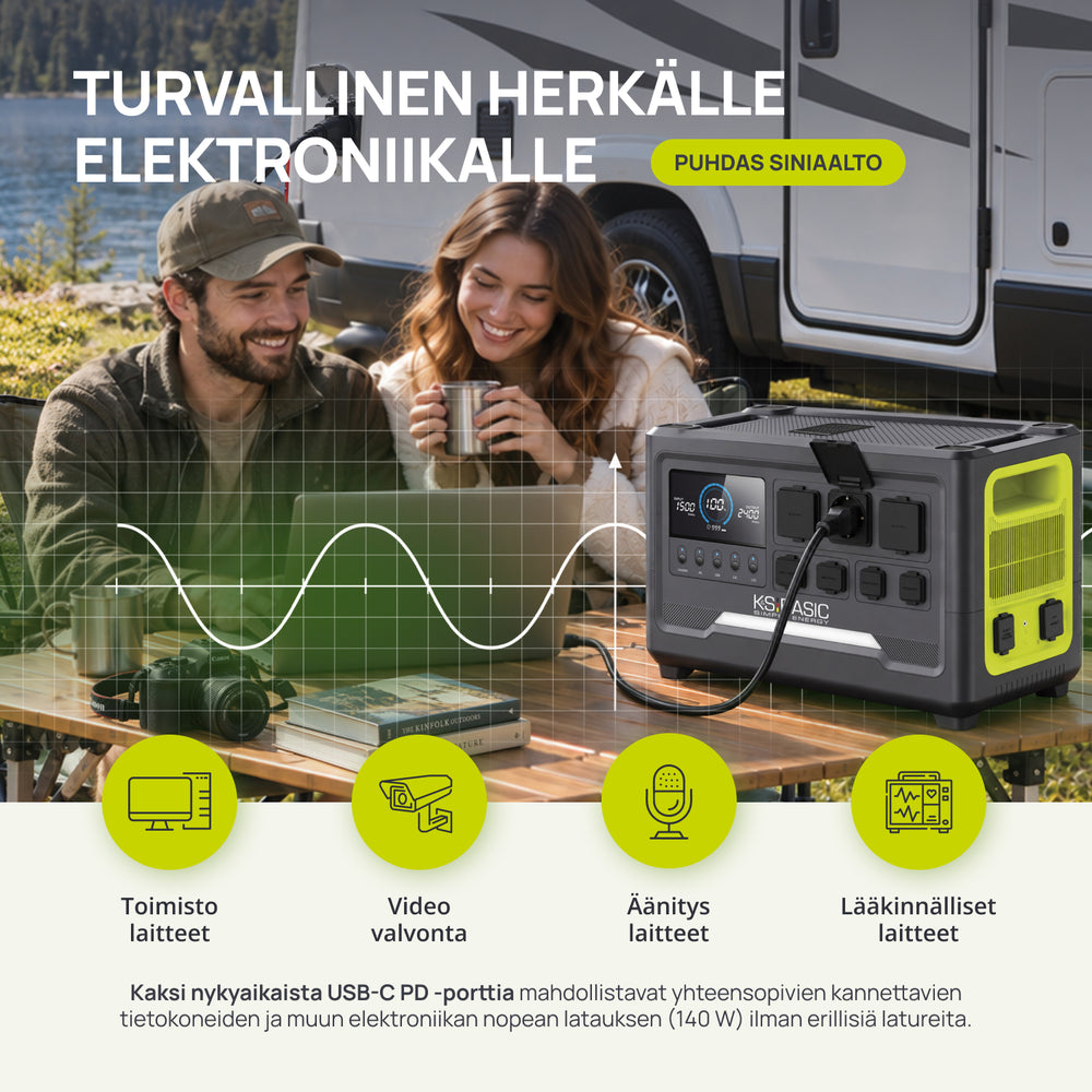 Kannettava virtalähde KSB 2400PS