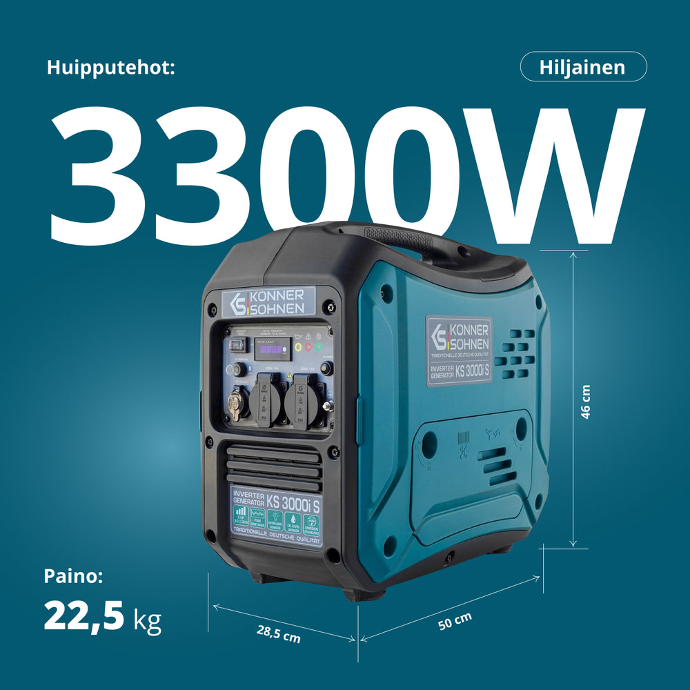 Invertterigeneraattori KS 3000i S