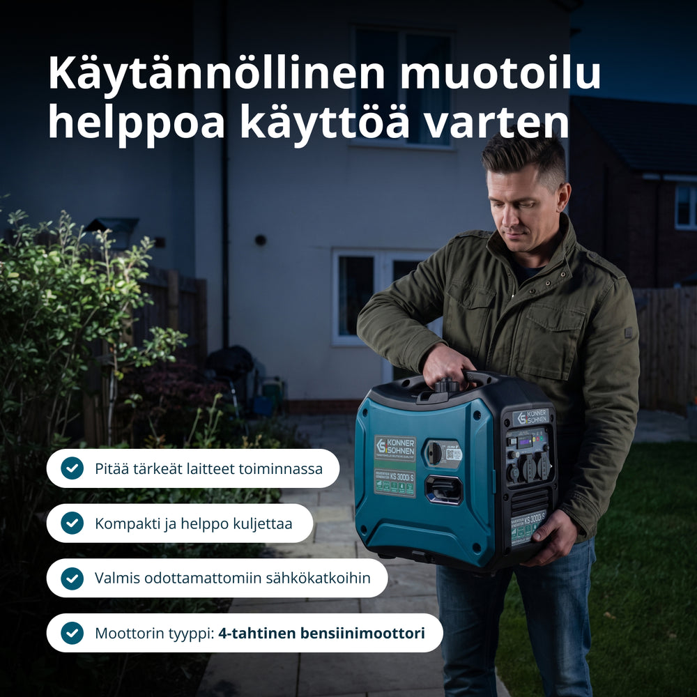 Invertterigeneraattori KS 3000i S