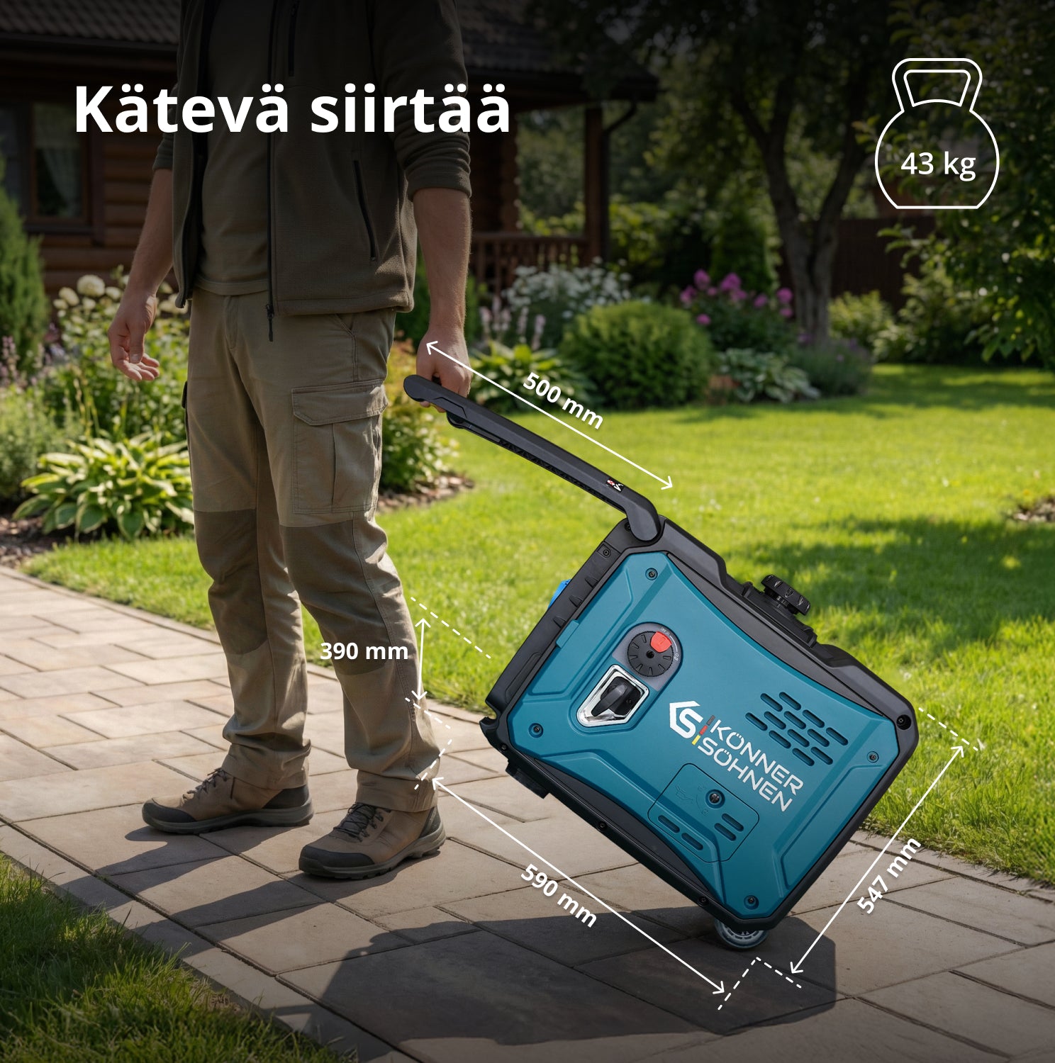 Invertterigeneraattori KS 6000iE S