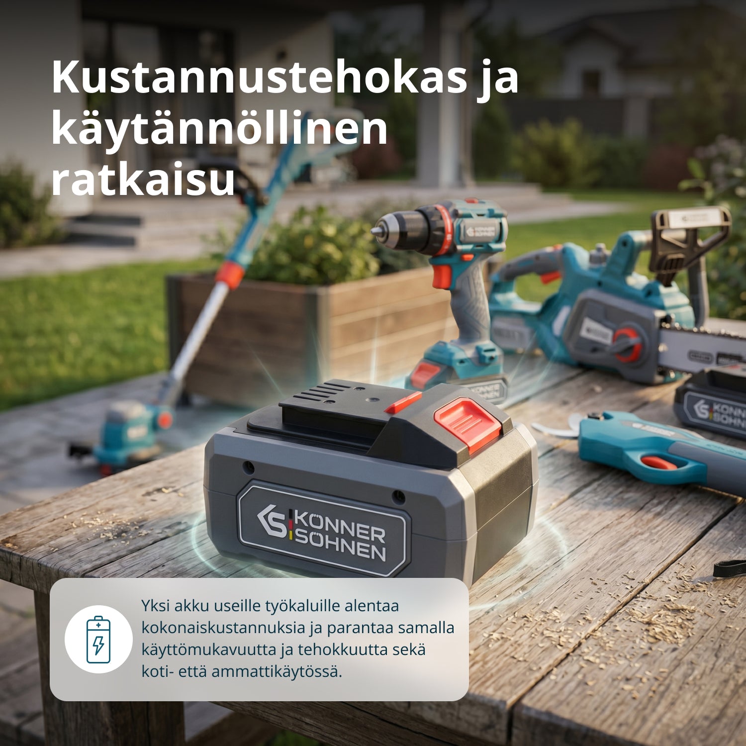 20V litiumakku KS 20V8-2