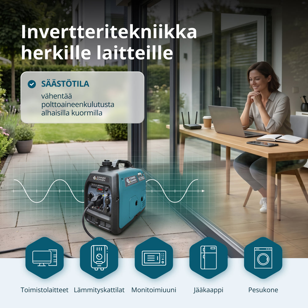 Invertterigeneraattori KS 3100i S