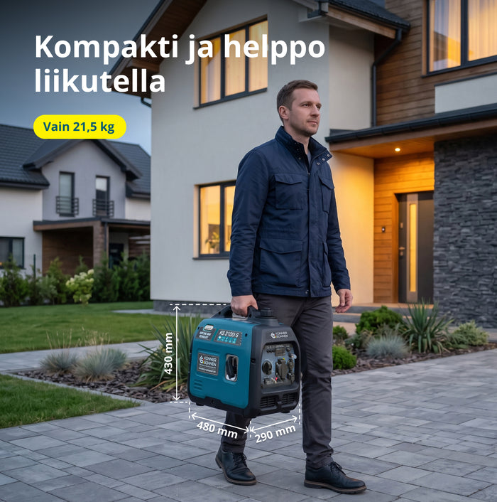 Invertterigeneraattori KS 3100i S