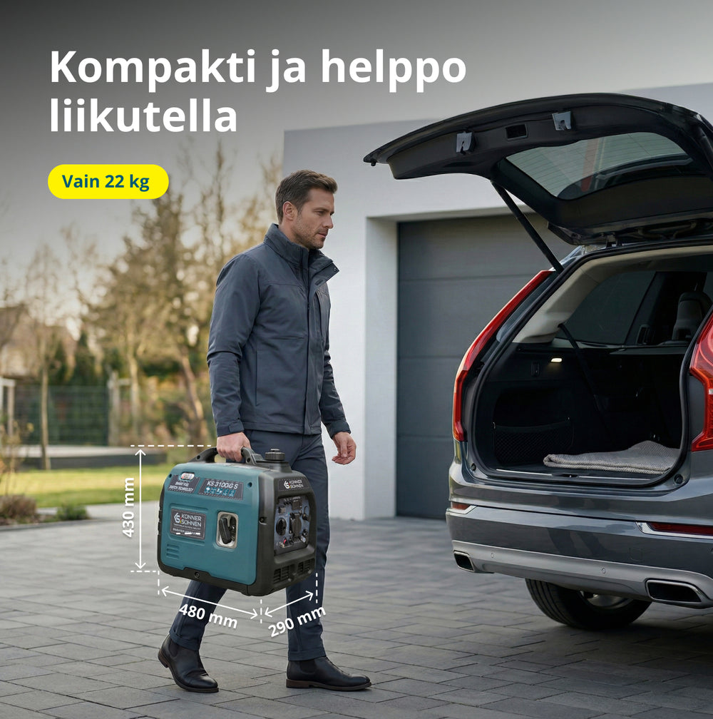 LPG/bensiini-invertterigeneraattori KS 3100iG S