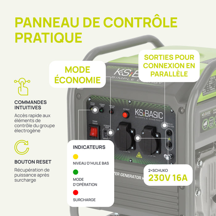 Groupe électrogène inverter KSB 36i 