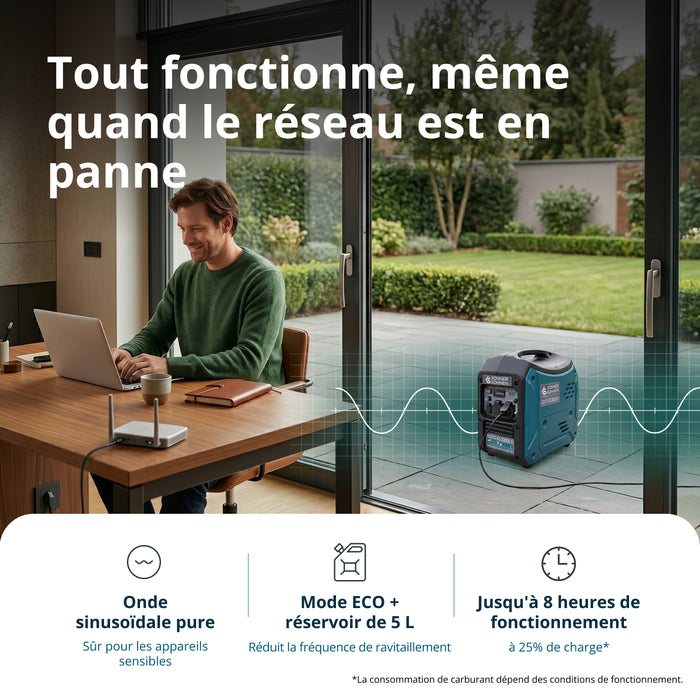 Groupe électrogène inverter KS 3000iG S