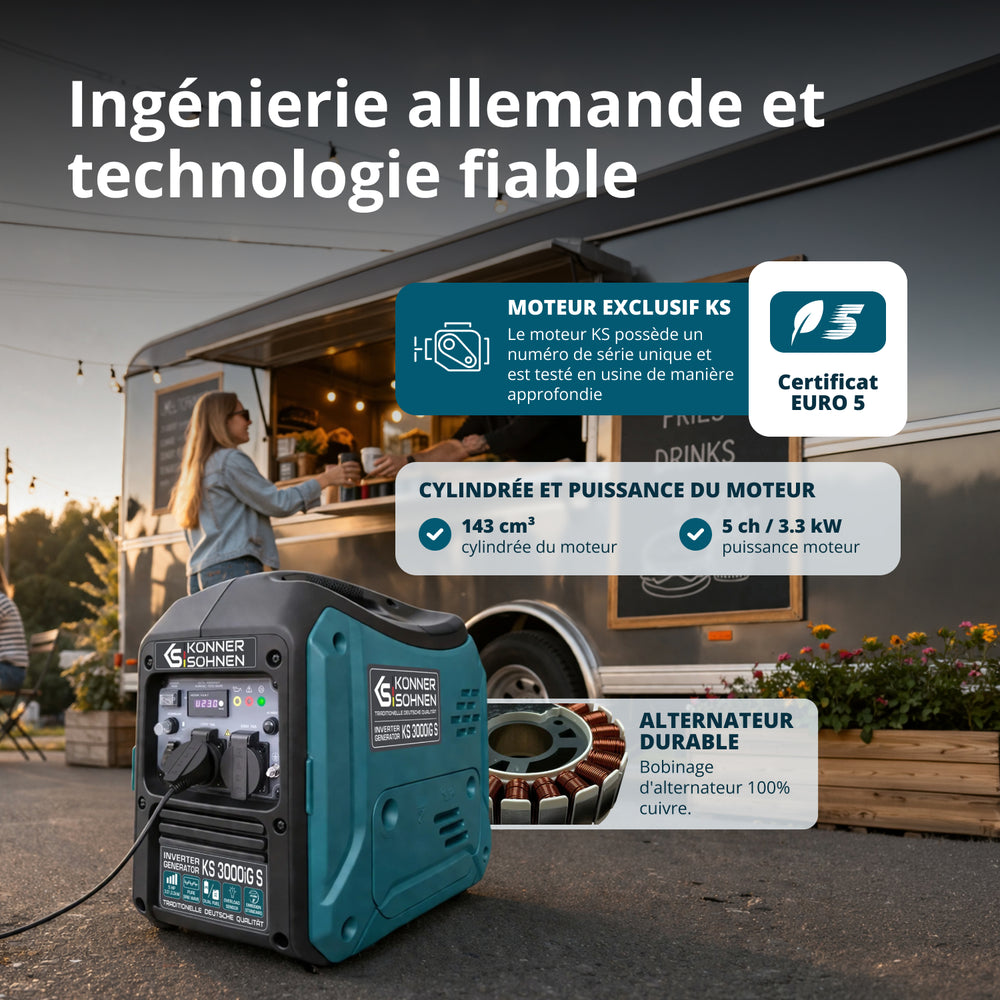 Groupe électrogène inverter KS 3000iG S