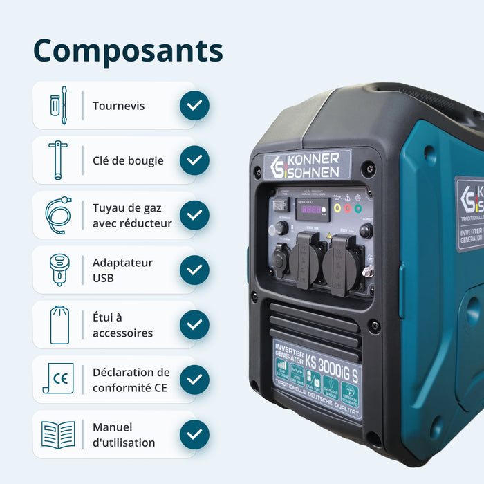 Groupe électrogène inverter KS 3000iG S