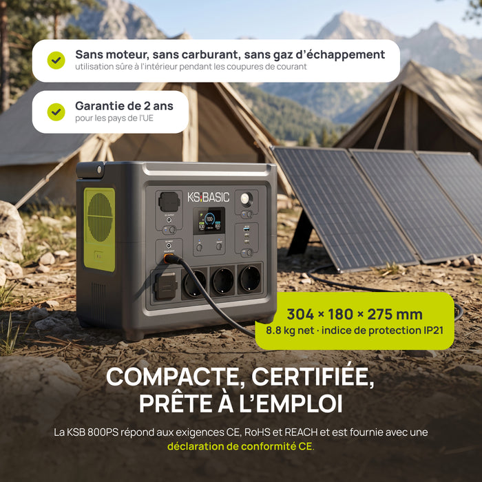 Station d’alimentation portable KSB 800PS