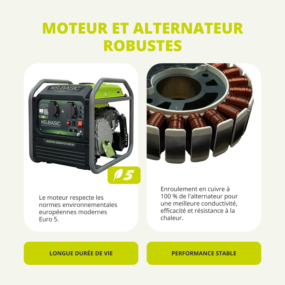 Groupe électrogène à inverter KSB 28i