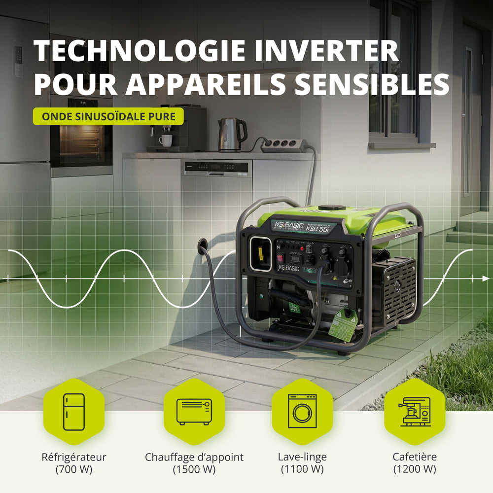 Groupe électrogène inverter KSB 55i 