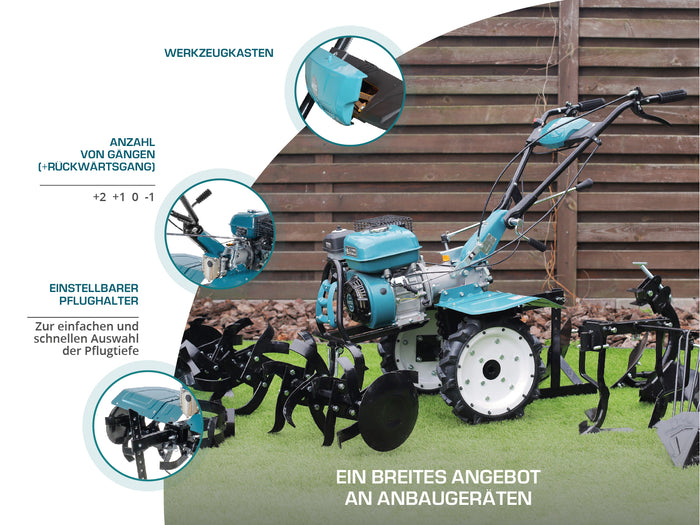 Benzindrevet fræser KS 7HP-1050G